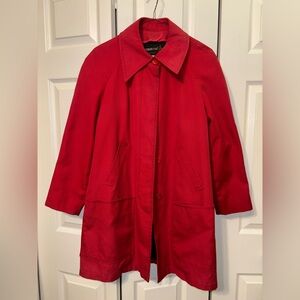 London Fog Vintage Red Trench Coat